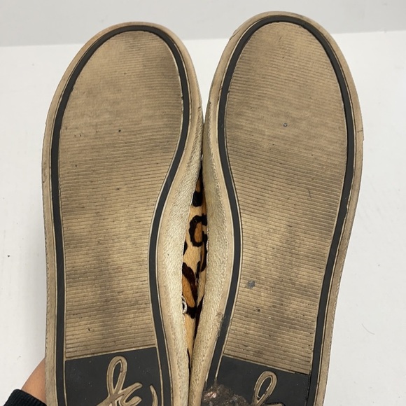 Sam Edelman leopard calf hair slip on sneakers - Picture 5 of 5